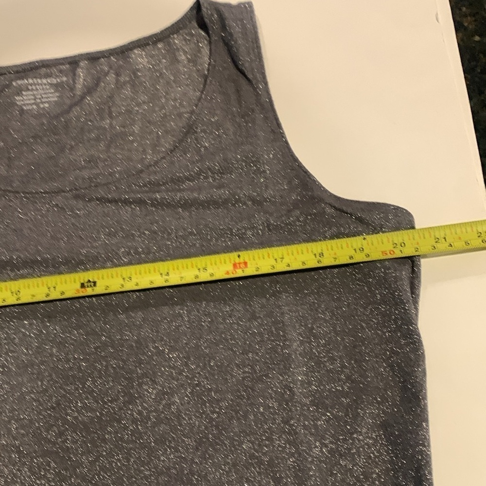 Women’s Charter Club 2 piece cardigan and tank set. Gray. Size petite medium. - Picture 5 of 8